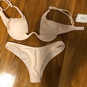 Pink zaful swim suit